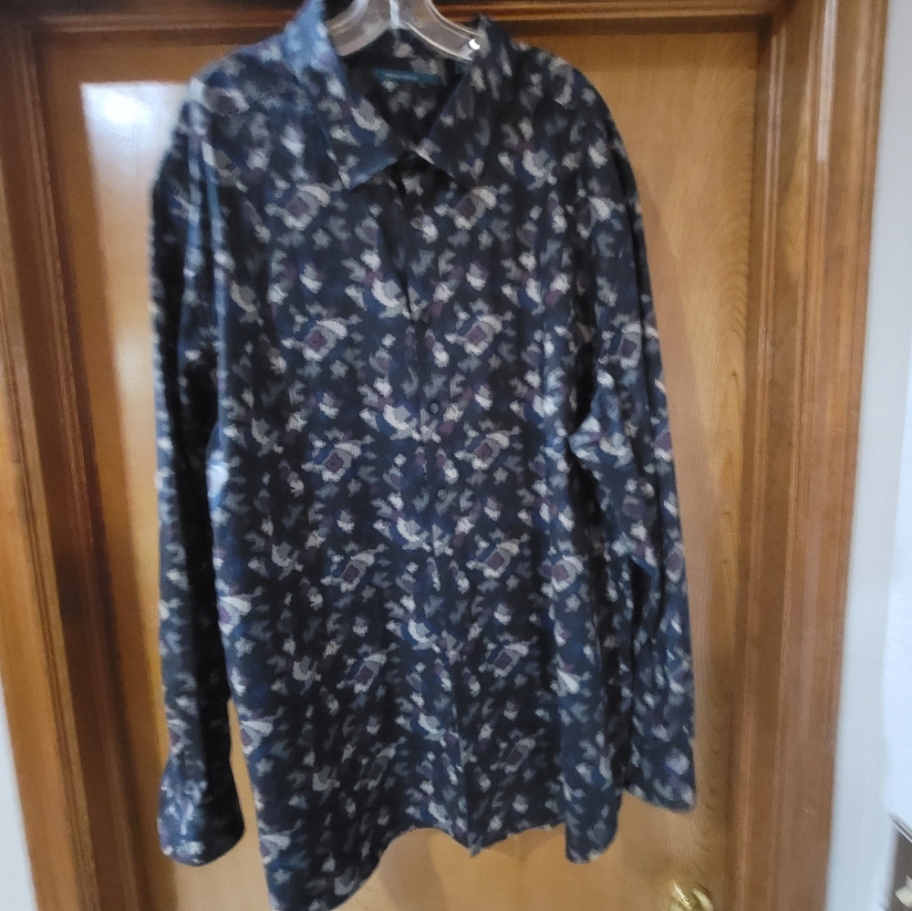 Perry Ellis Mens 3xl long sleeve  shirt